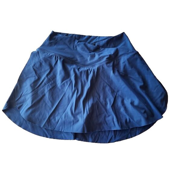 Halara Womens Skirt XL Blue Pull On Mini Skort Shorts Pocket Pleated New w/ Tags - Picture 3 of 14